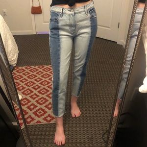 PACSUN skinny straight two toned jeans size 26